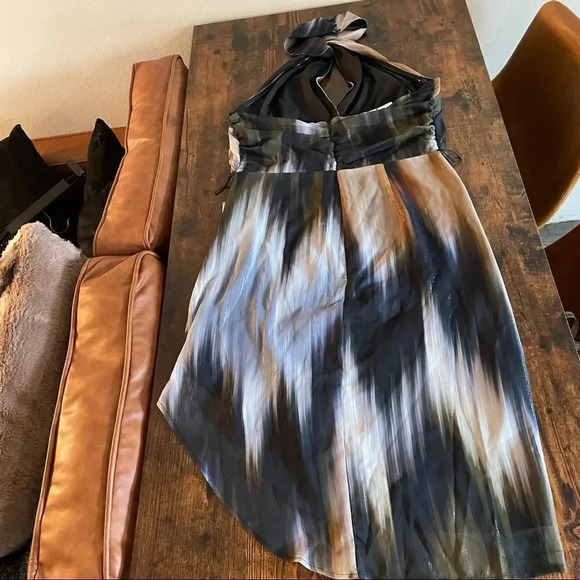 ONE33 SOCIAL MULTI COLOR HALTER TOP DRESS - Picture 11 of 16